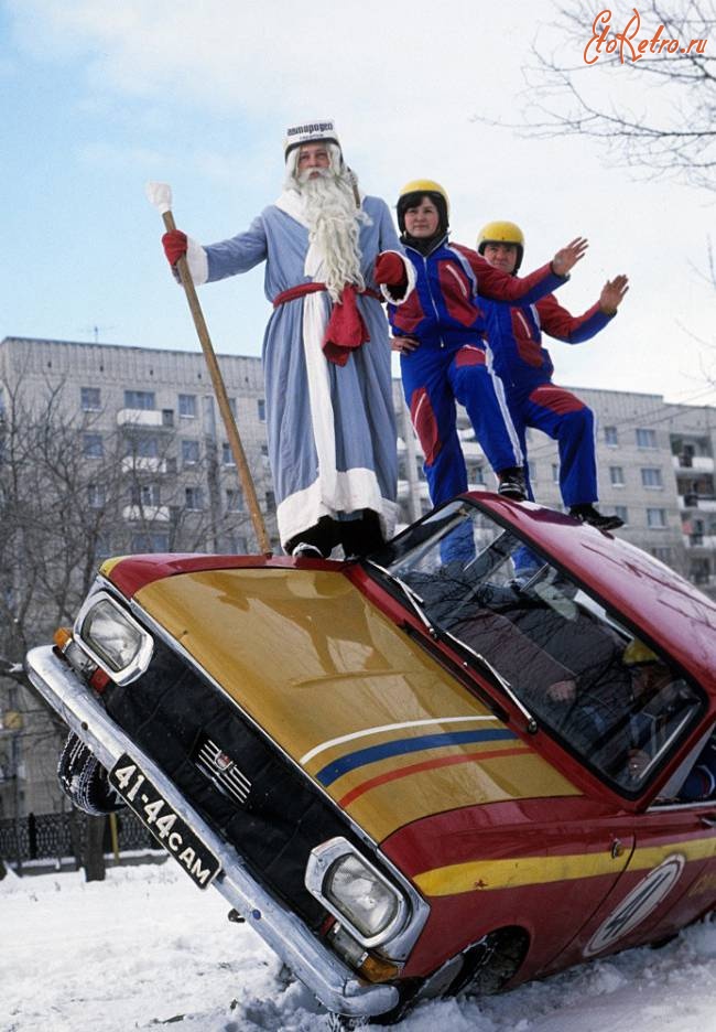 Саратов - Дед Мороз на автородео
