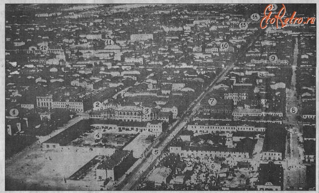 Саратов - Панорама Саратова 1946 года