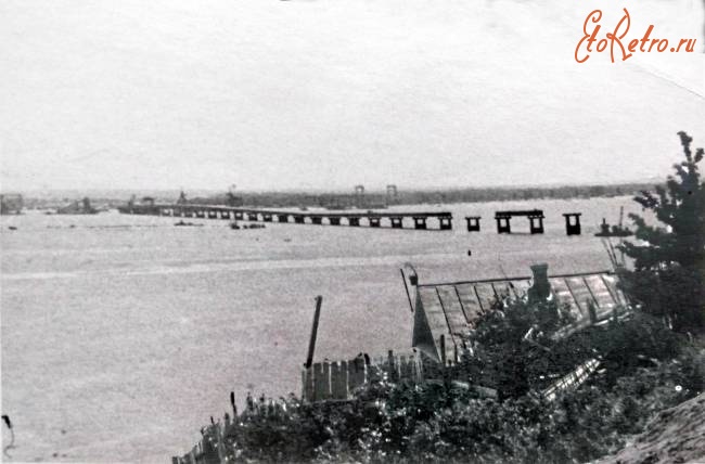Саратов - Вид из Затона на строящийся мост