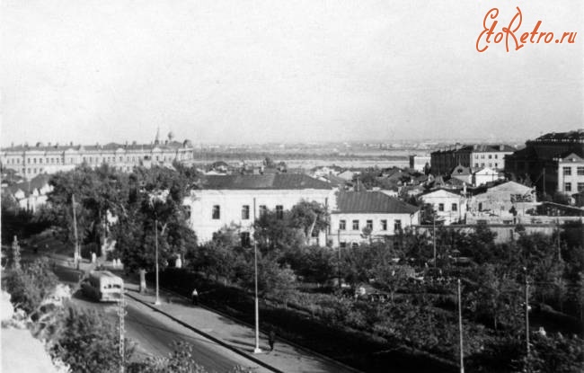 Саратов - Улица Ленина и Ленинский сквер