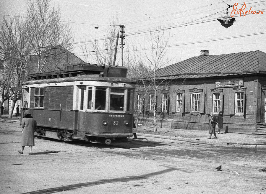 Саратов - Трамвай в Пушкинском переулке