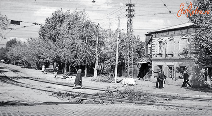 Саратов - Пересечение Пушкинского переулка и улицы Астраханской