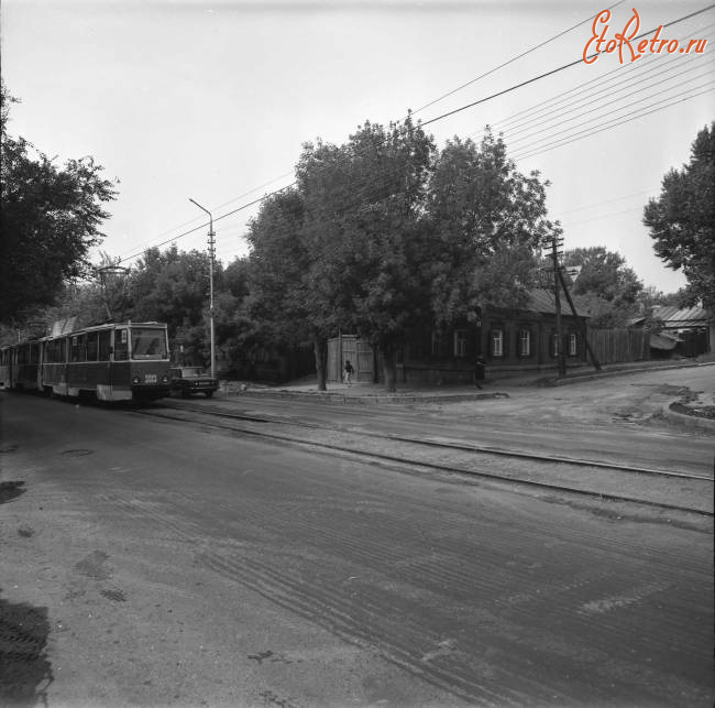 Саратов - Трамвай на пересечении улиц Радищева и Посадского