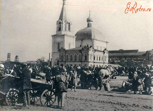 Саратов - Базар около Вознесенско-Сенновской (Митрофановской) церкви