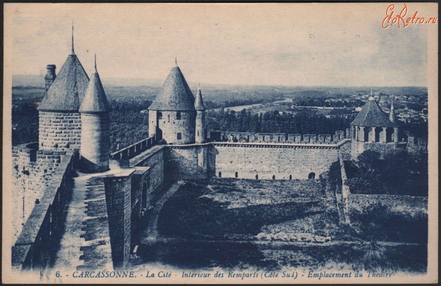 Франция - Carcassonne. La Cit?. Крепость Ла Сите де Каркассон Франция
