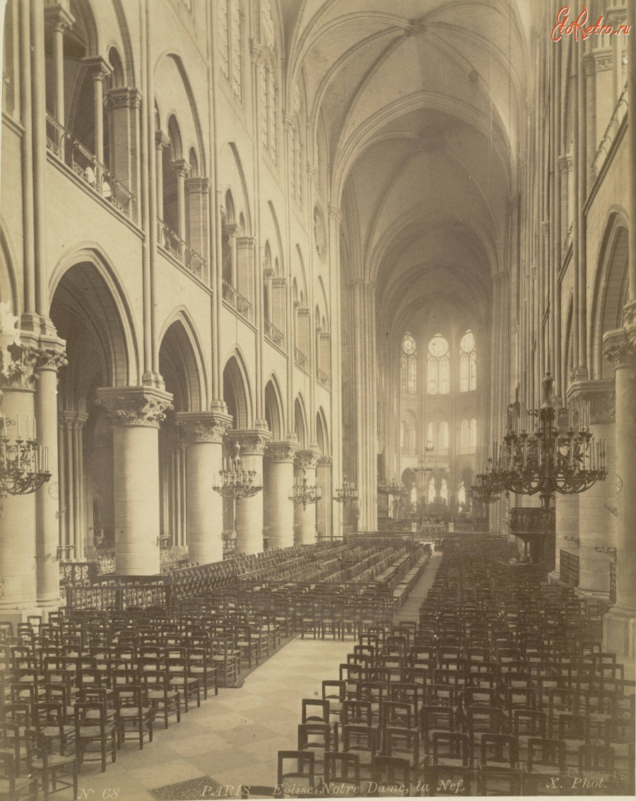 Париж - Paris. Notre Dame Cathedral Франция,  Иль-де-Франс,  Париж