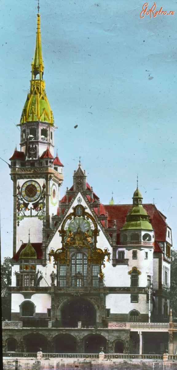 Париж - Le pavillon de l'Allemagne ? l'exposition universelle de Paris Франция,  Иль-де-Франс,  Париж