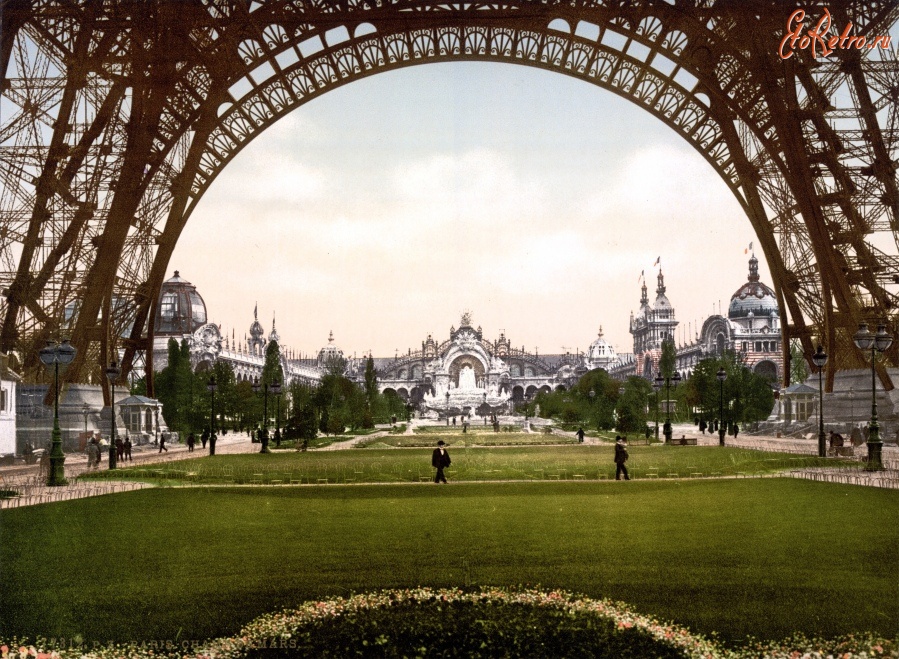 Париж - Champs de Mars. Exposition Universal Франция,  Иль-де-Франс,  Париж