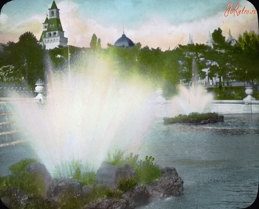 Париж - Paris. Parc Trocadero. Российская экспозиция во время Парижской выставки 1900г. Франция,  Иль-де-Франс,  Париж