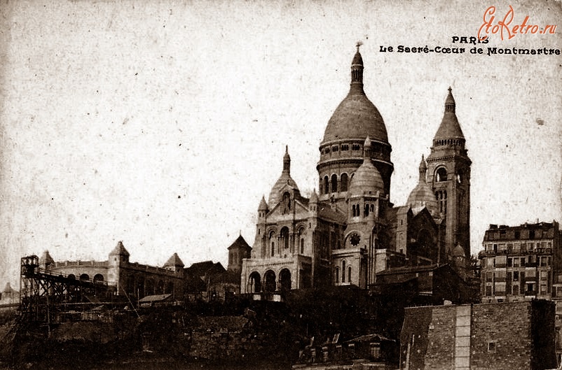 Париж - Paris Sacre Coeur de Montmartre Франция,  Иль-де-Франс,  Париж