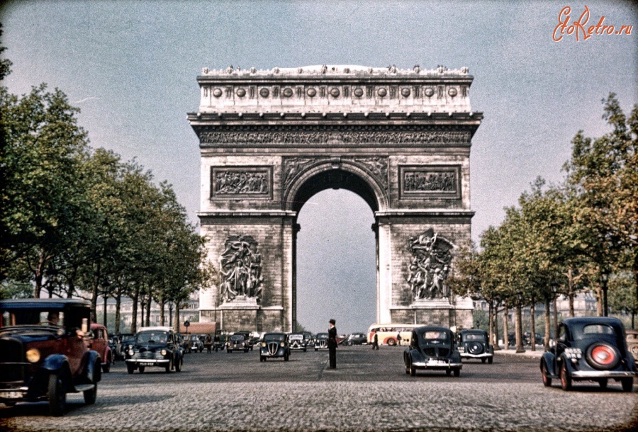 Париж - Arc de Triomphe de l'?toile Франция , Метрополия Франция , Иль-де-Франс , Париж