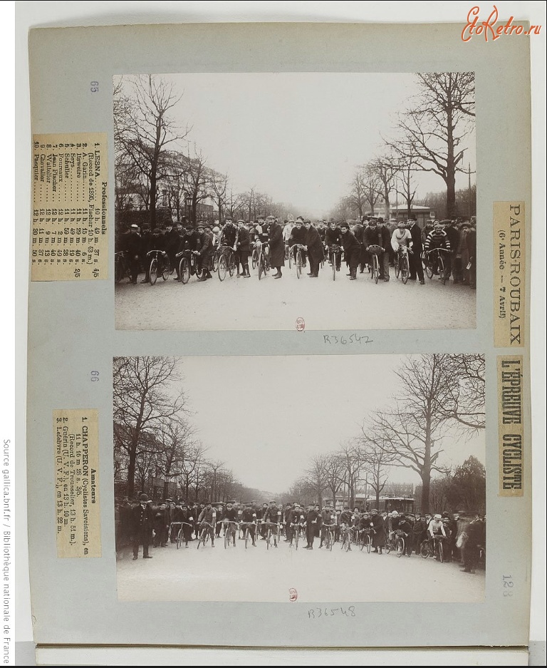 Париж - Велокросс Тур Париж - Рубе, 1901
