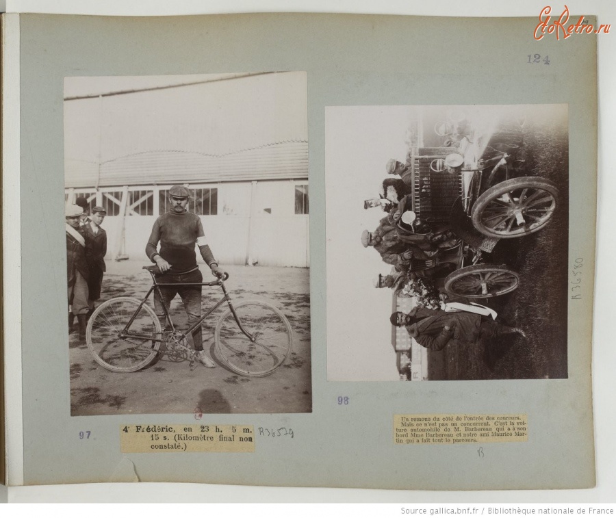 Париж - Велогонка Бордо- Париж, 1901