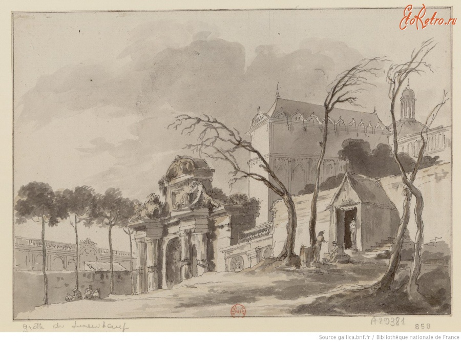 Париж - Грот и фонтан Медичи, 1615-1700