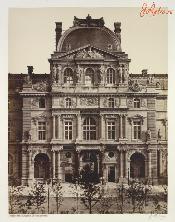 Париж - Главный Павильон Лувра, 1855-1858