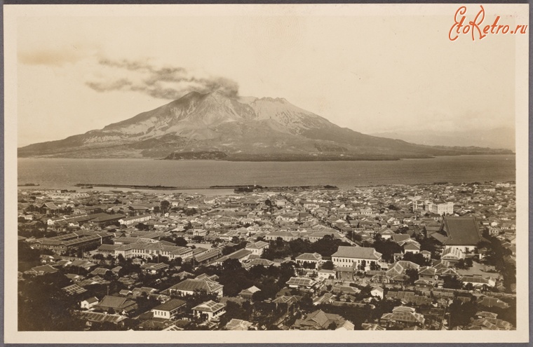 Япония - Кагошима и остров Сакурадзима, 1915-1930
