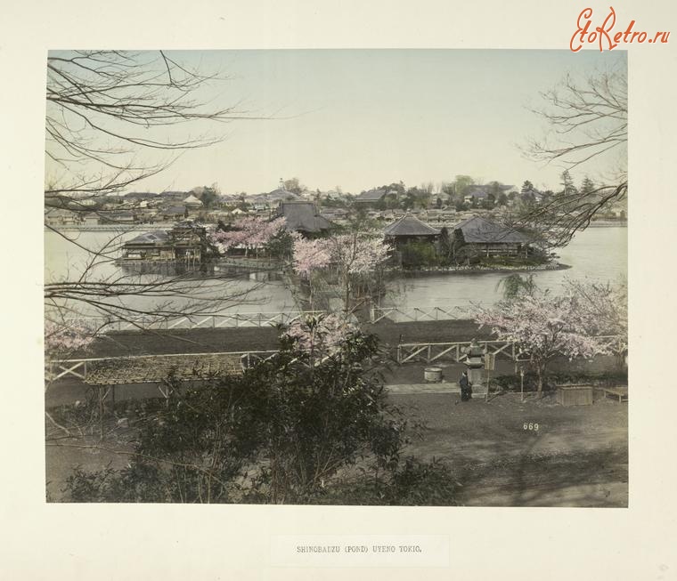 Токио - Пруд Уэно в Токио, 1880-1890