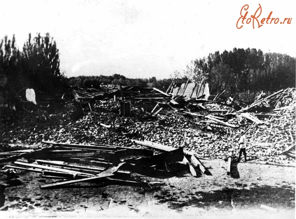 Алма-Ата - Военные лагеря Верного, разрушенные во время землетрясения