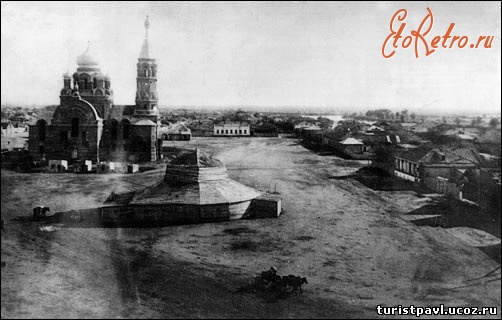 Павлодарская область - г.Павлодар, Владимирский собор и Базарная площадь