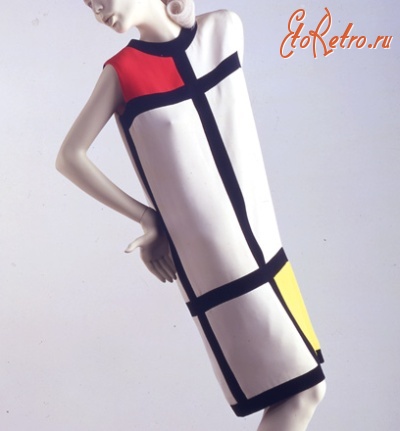 Ретро мода - Платье от Ив Сен Лорана.