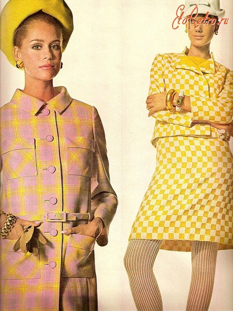 Ретро мода - Графические узоры 60-х