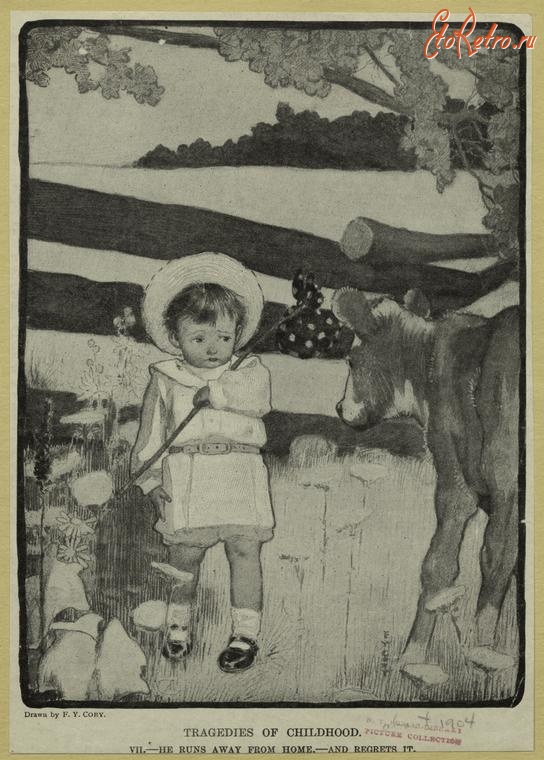 Ретро мода - Детский костюм, 1900-1909. Костюм для мальчика, 1904