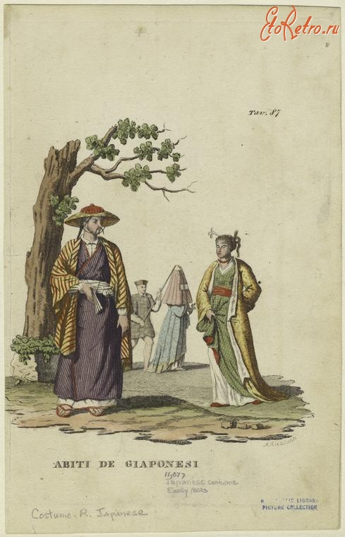Ретро мода - Японский костюм 19 века