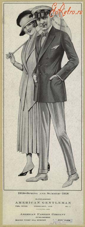 Ретро мода - Спортивная одежда Весна-Лето 1918