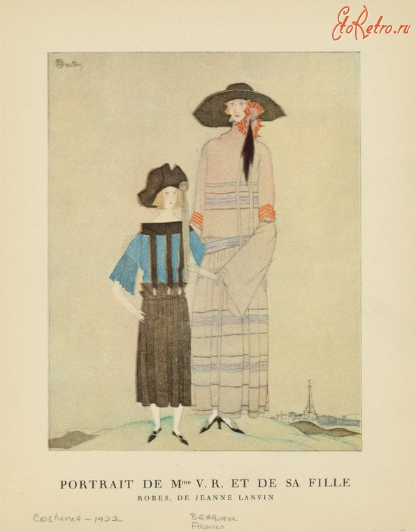 Ретро мода - Костюм 1920-1929. Платья для девочек и женщин