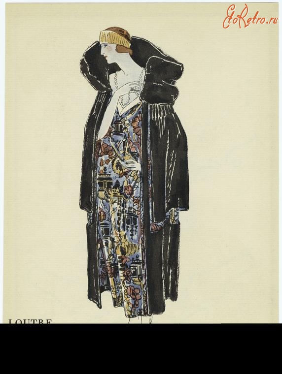 Ретро мода - Костюм 1920-1929. Вечерний наряд из ламе от Броше