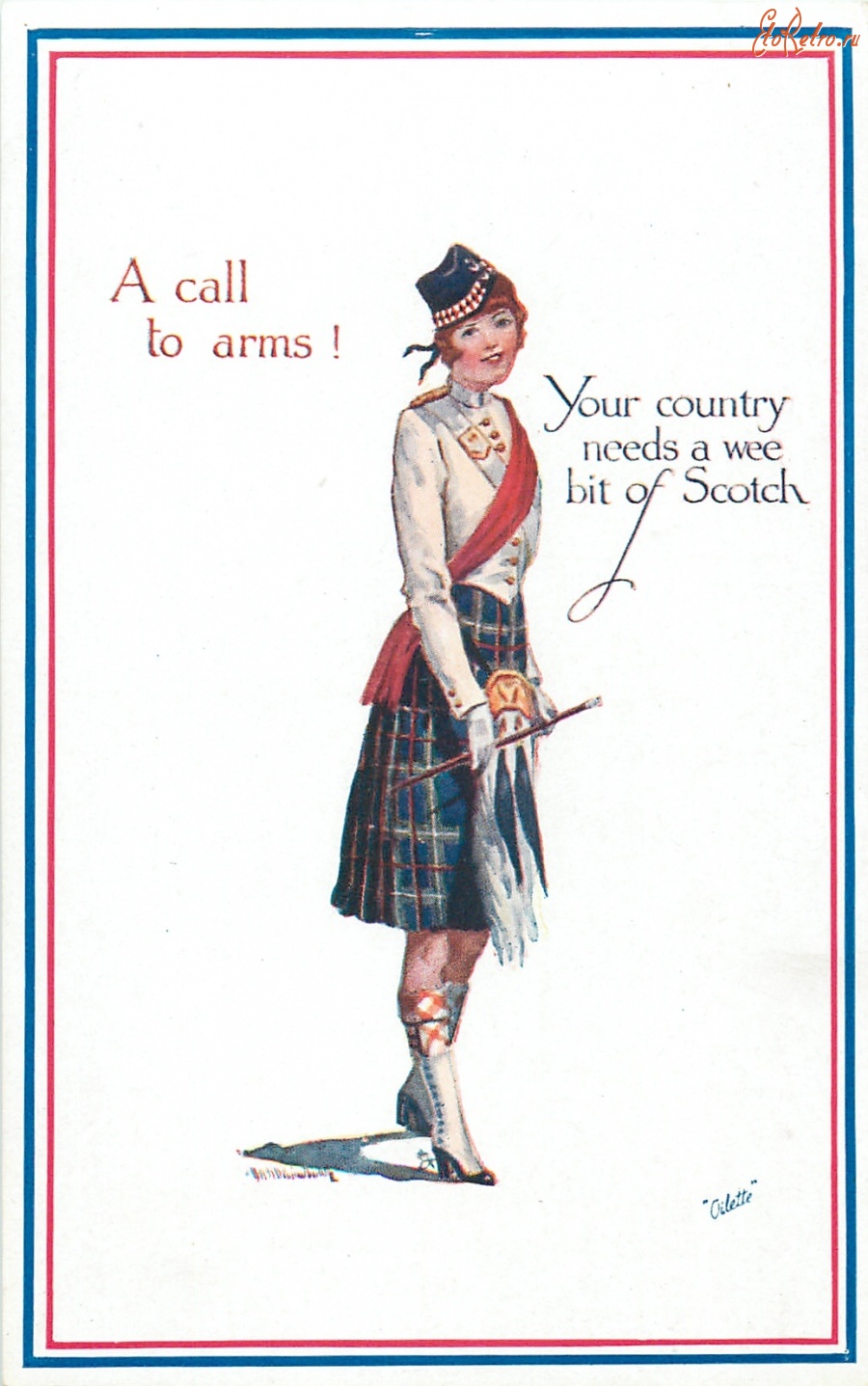 Ретро мода - Вашей стране не хватает немного шотландского виски !