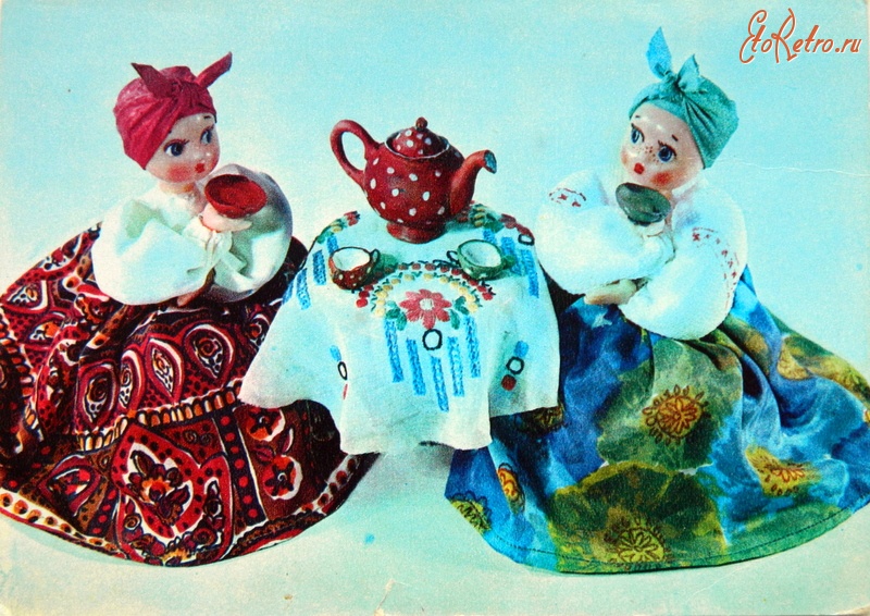 Ретро открытки - Русский сувенир