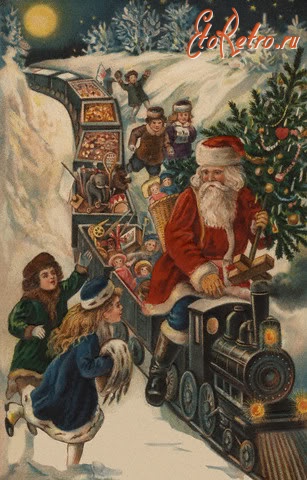 Альбом «Новый Год и Рождество, старые и старинные открытки»