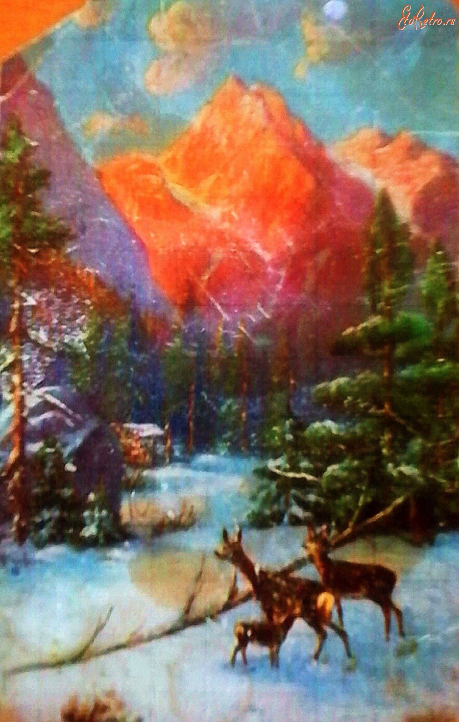 Ретро открытки - Зима в Хохгебирге