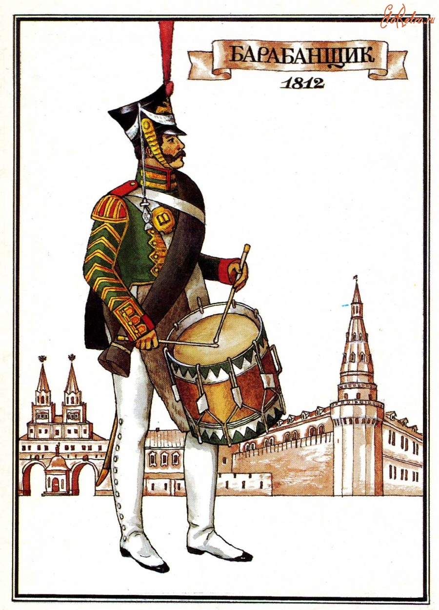 Барабанщик лейб гвардии Измайловского полка 1812