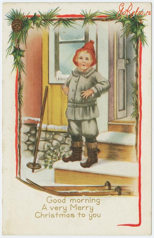 Доброе утро - весёлое Рождество - Разное > Ретро открытки - ЭтоРетро.ru -  старые фото городов
