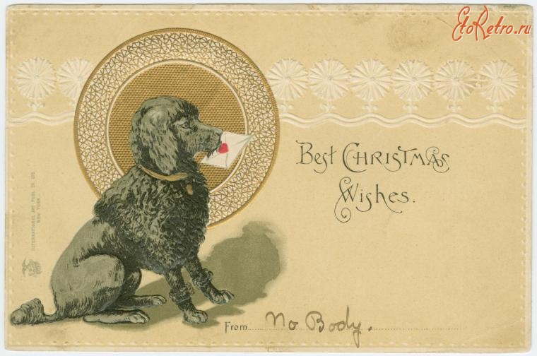 Ретро открытки - Лучшие Рождественские пожелания