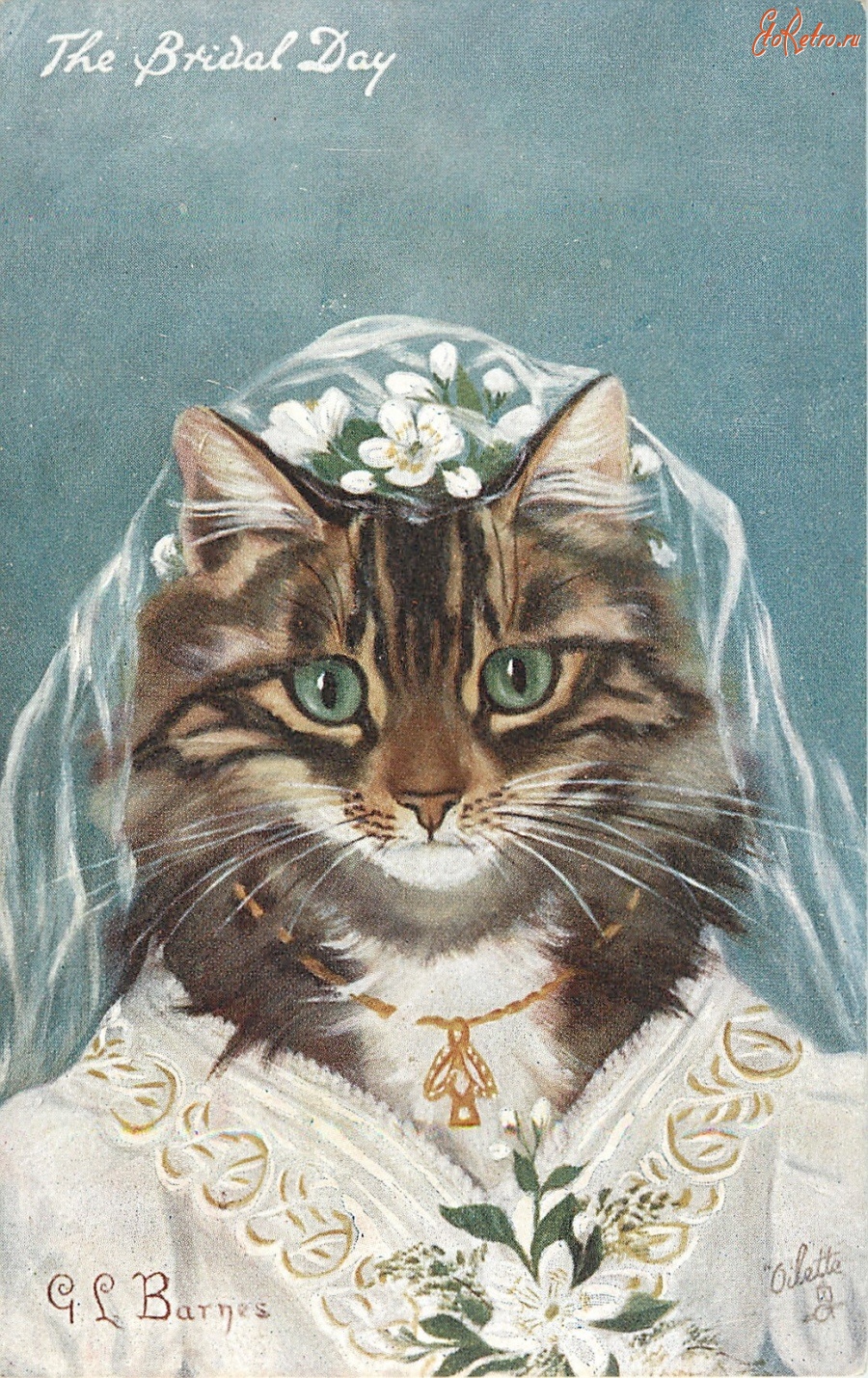Ретро открытки с котами