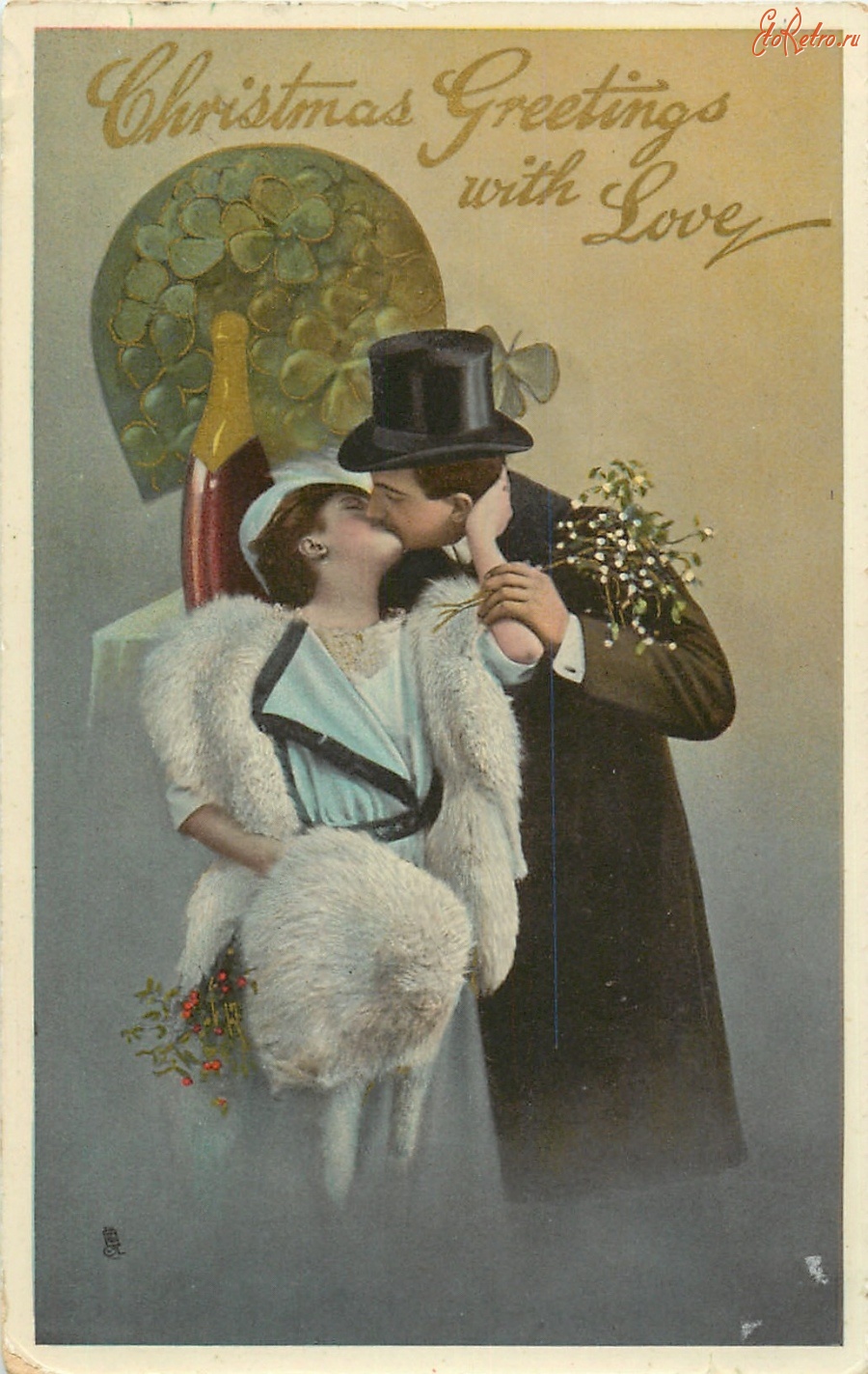 Старинные романтические открытки