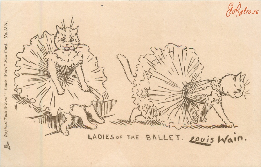 Ретро открытки - Дамы из балета