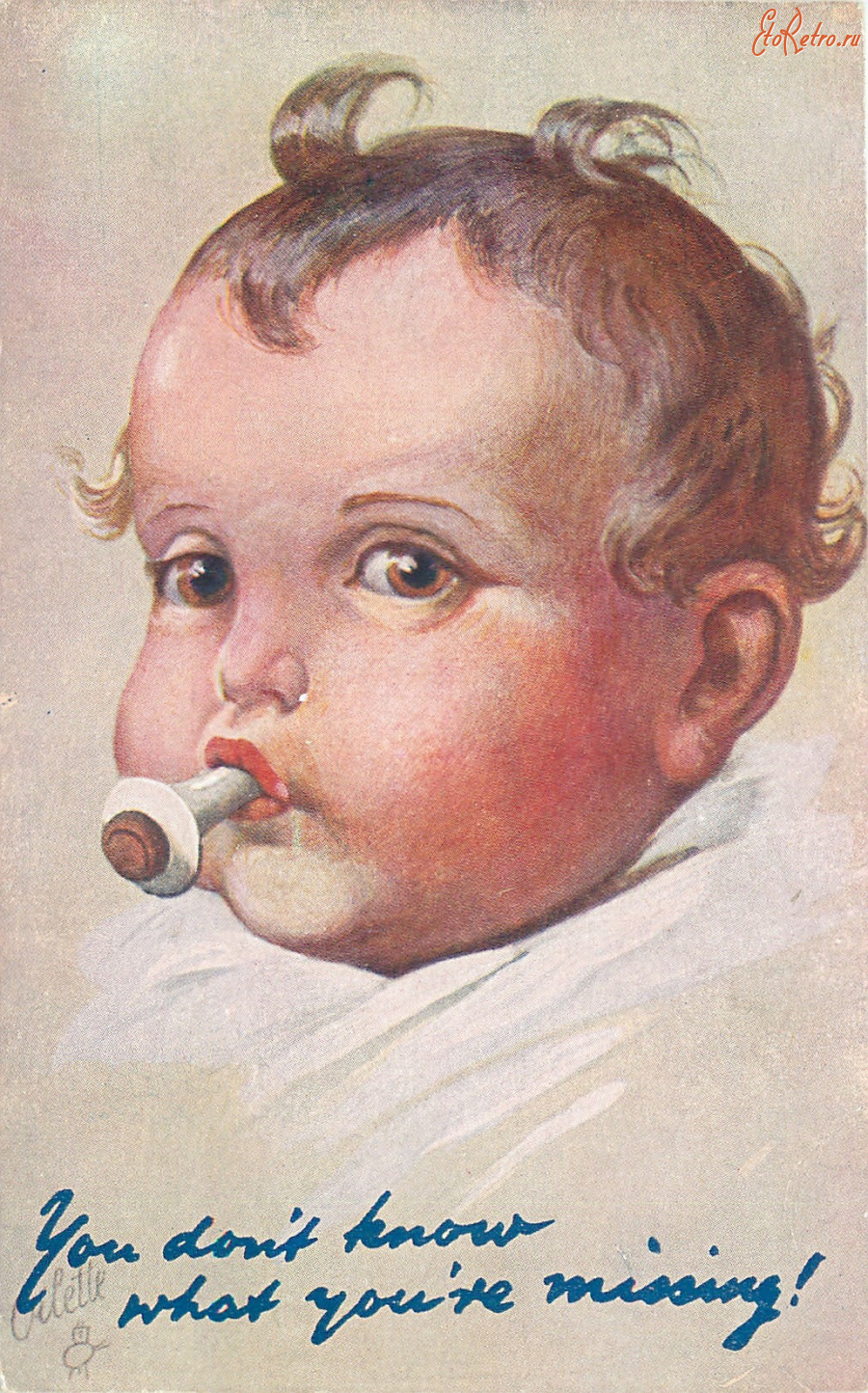 Ретро открытки - - Вы не знаете, чего лишаетесь !