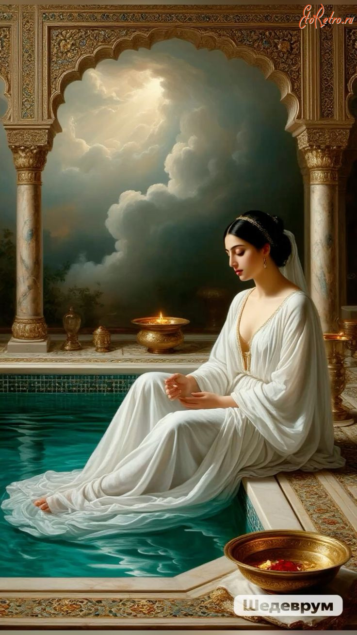 Ретро открытки - Ретро-открытка.  Хамам.