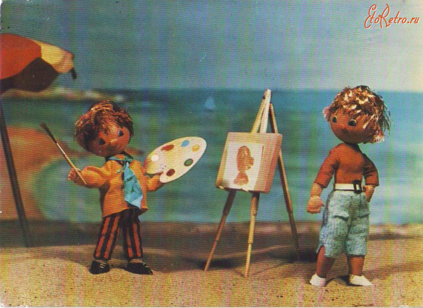 Ретро открытки - Кукольные истории