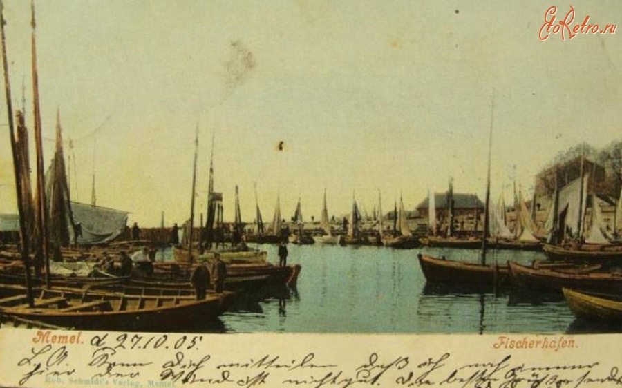 Литва - Клайпеда (Мемель). Рыбный порт 1905