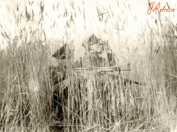 Литва - Литовские полицейские во время антипартизанской операции. 1944 г.