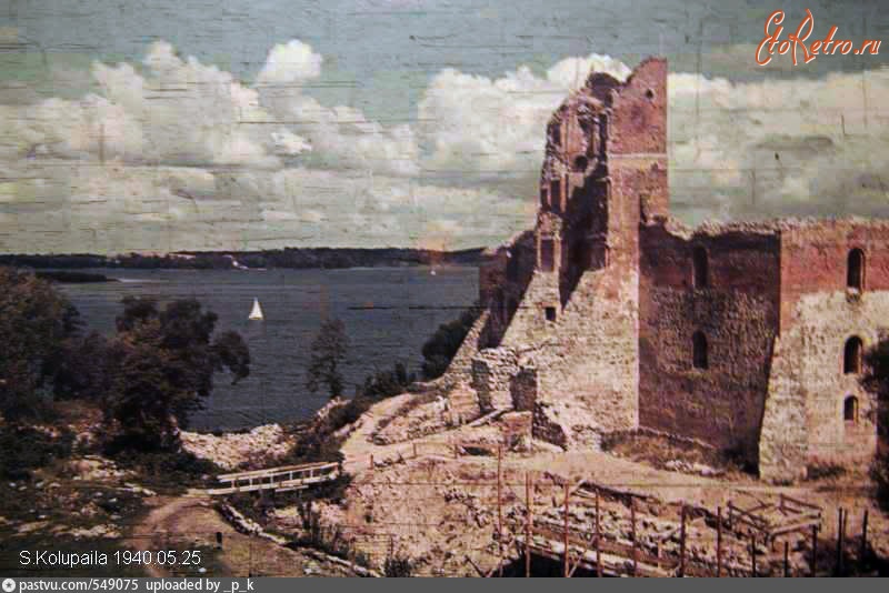 Литва - Тракайский замок до реставрации