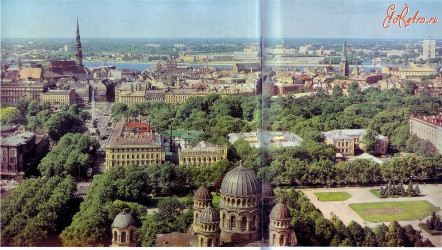 Рига - Панорама старой Риги