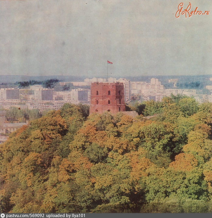 Вильнюс - Замок Гедиминаса и Жирмунай