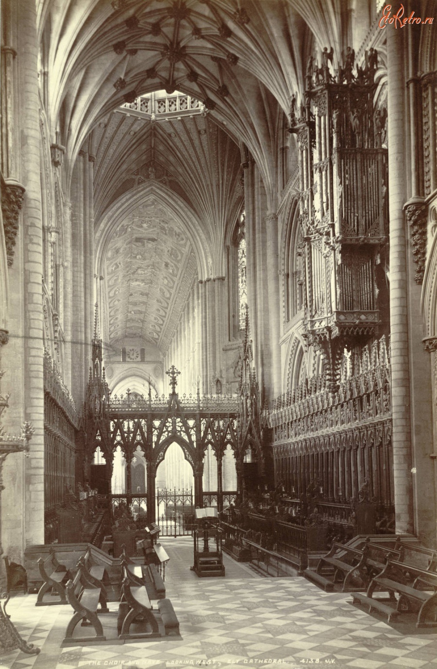 Англия - Ely Cathedral. Великобритания,  Англия,  Восточная Англия