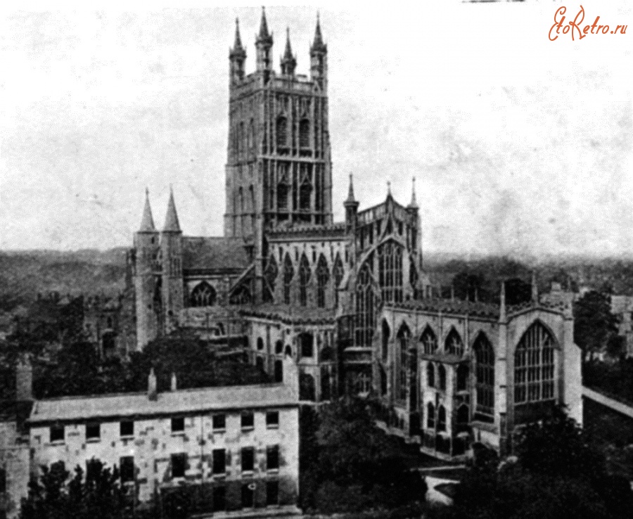 Англия - Gloucester cathedral full Великобритания,  Англия,  Юго-Западная Англия